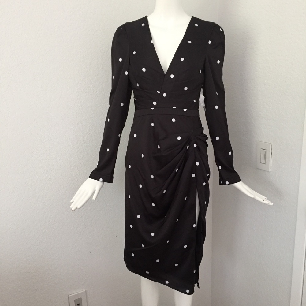 Fame and partners polka dots dress